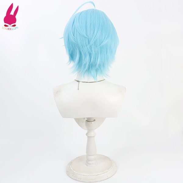 画像4: cosabc YouTuber VTuber にじさんじ 渚トラウト 風 コスプレウィッグ かつら コスチューム イベント 変装 仮装 パーティー ハロウィン (4)