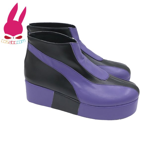 画像2: cosabc 仮面ライダー龍騎 王蛇 Ouja 風 コスプレ靴 コスチューム コスプレシューズ イベント ハロウィン (2)