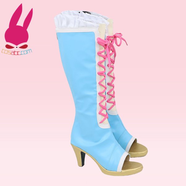 画像3: cosabc あいかつ 星宮いちご 霧矢あおい 風 コスプレ靴 コスチューム コスプレシューズ イベント ハロウィン (3)