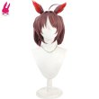 画像1: ウマ娘 プリティーダービー グランアレグリア 風 コスプレウィッグ かつら コスチューム イベント 変装 仮装 パーティー ハロウィン (1)