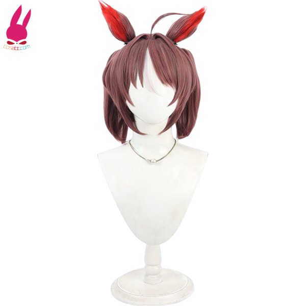 画像1: ウマ娘 プリティーダービー グランアレグリア 風 コスプレウィッグ かつら コスチューム イベント 変装 仮装 パーティー ハロウィン (1)