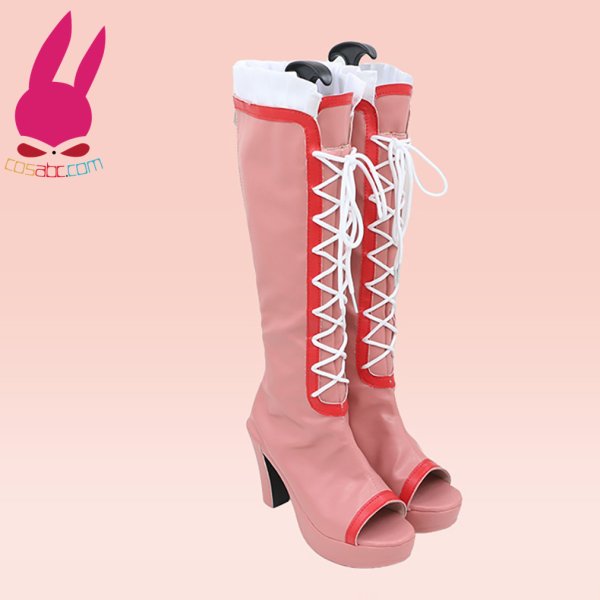 画像2: cosabc あいかつ 星宮いちご 霧矢あおい 藤堂 ユリカ 風 コスプレ靴 コスチューム コスプレシューズ イベント ハロウィン (2)