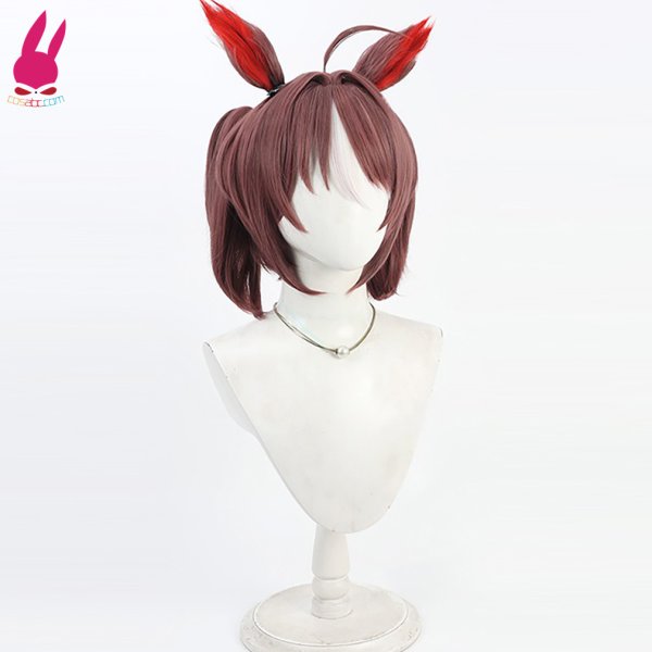 画像2: cosabc ウマ娘 プリティーダービー グランアレグリア 風 コスプレウィッグ かつら コスチューム イベント 変装 仮装 パーティー ハロウィン (2)