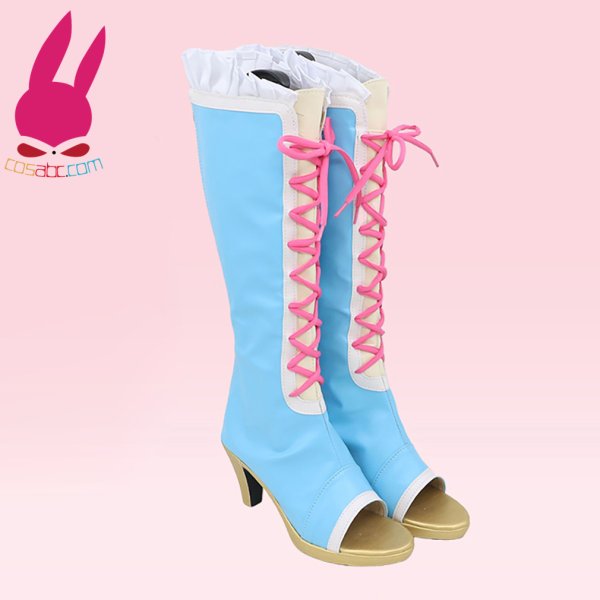 画像2: cosabc あいかつ 星宮いちご 霧矢あおい 風 コスプレ靴 コスチューム コスプレシューズ イベント ハロウィン (2)