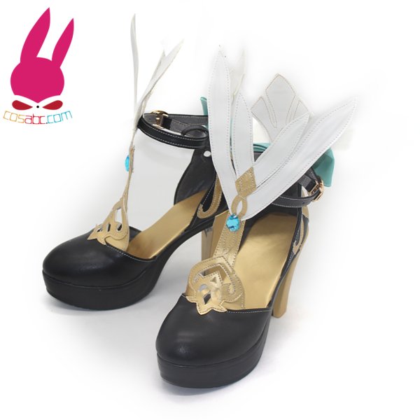 画像4: cosabc 原神 エスコフィエ 風 コスプレ靴 コスチューム コスプレシューズ イベント ハロウィン (4)