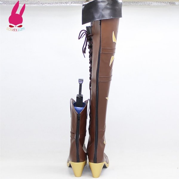 画像2: cosabc Fate/Grand Order 宮本武蔵 みやもとむさし 風 コスプレ靴 コスチューム コスプレシューズ イベント ハロウィン (2)