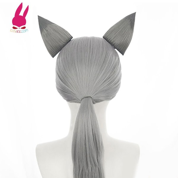 画像4: cosabc ブルーアーカイブ ブルアカ 砂狼シロコ 風 コスプレウィッグ かつら コスチューム イベント 変装 仮装 パーティー ハロウィン (4)