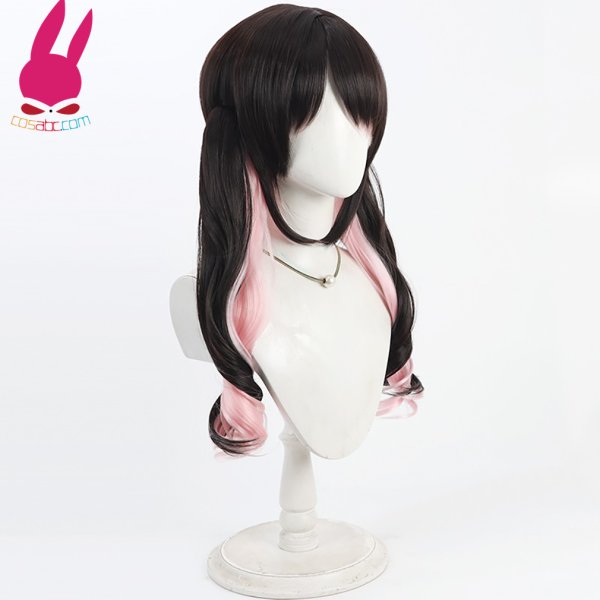 画像3: cosabc バーチャルYouTuber VTuber 花芽すみれ 風 コスプレウィッグ かつら コスチューム イベント 変装 仮装 パーティー ハロウィン (3)