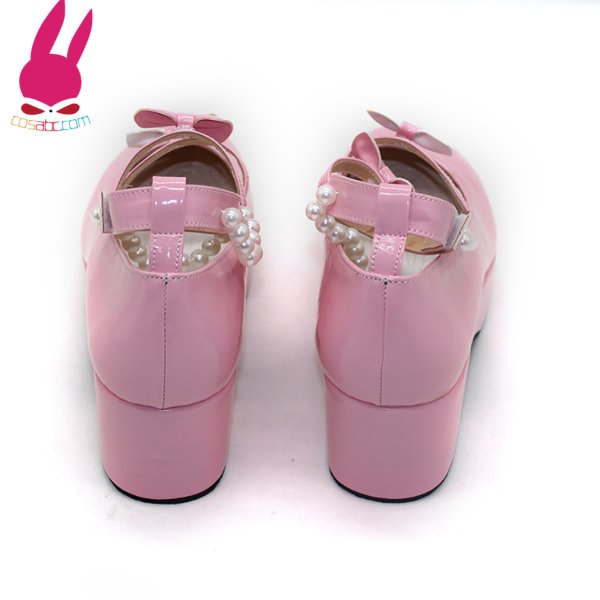 画像5: cosabc　プロジェクトセカイ　桃井愛莉 　ももいあいり 風 コスプレ靴 コスチューム コスプレシューズ イベント ハロウィン (5)