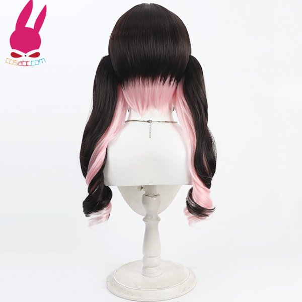 画像5: cosabc バーチャルYouTuber VTuber 花芽すみれ 風 コスプレウィッグ かつら コスチューム イベント 変装 仮装 パーティー ハロウィン (5)