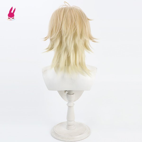 画像4: cosabc 刀剣乱舞 南泉一文字 なんせんいちもんじ 風 コスプレウィッグ かつら コスチューム イベント 変装 仮装 パーティー ハロウィン (4)