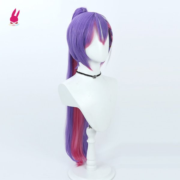 画像3: cosabc YouTuber VTuber 常闇トワ 風 コスプレウィッグ かつら コスチューム イベント 変装 仮装 パーティー ハロウィン (3)