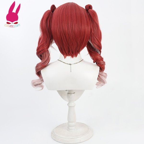 画像4: cosabc YouTuber VTuber にじさんじ 早乙女ベリー 風 コスプレウィッグ かつら コスチューム イベント 変装 仮装 パーティー ハロウィン (4)