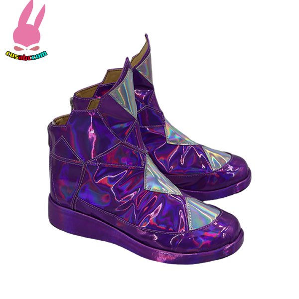 画像2: cosabc hololive EN ホロライブ VTuber 古石ビジュ― Koseki Bijou 風 コスプレ靴 コスチューム コスプレシューズ イベント ハロウィン (2)