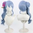 画像5: YouTuber VTuber  hololive 星街すいせい 風 コスプレウィッグ かつら コスチューム イベント 変装 仮装 パーティー ハロウィン (5)