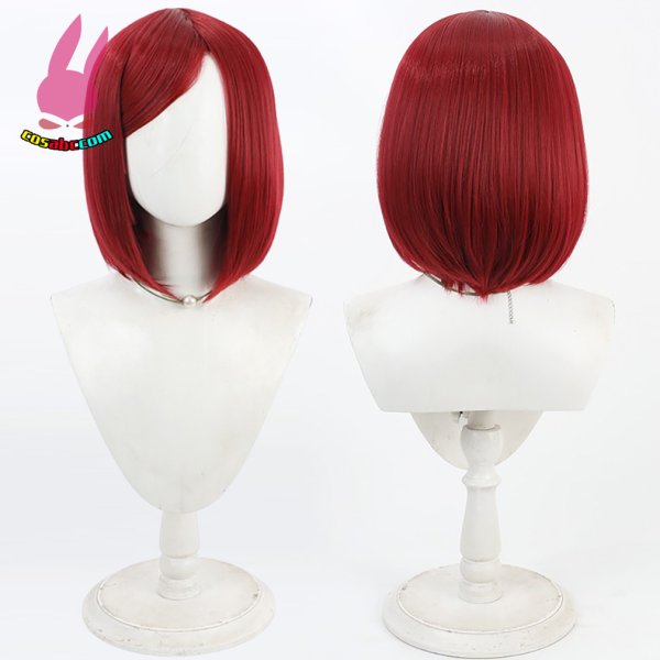 画像5: cosabc 炎炎ノ消防隊 リサ 風 コスプレウィッグ かつら コスチューム イベント 変装 仮装 パーティー ハロウィン (5)