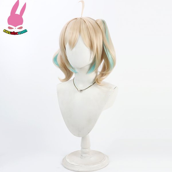 画像4: cosabc YouTube　チャンネル　天堂りおる 風 コスプレウィッグ かつら コスチューム イベント 変装 仮装 パーティー ハロウィン (4)