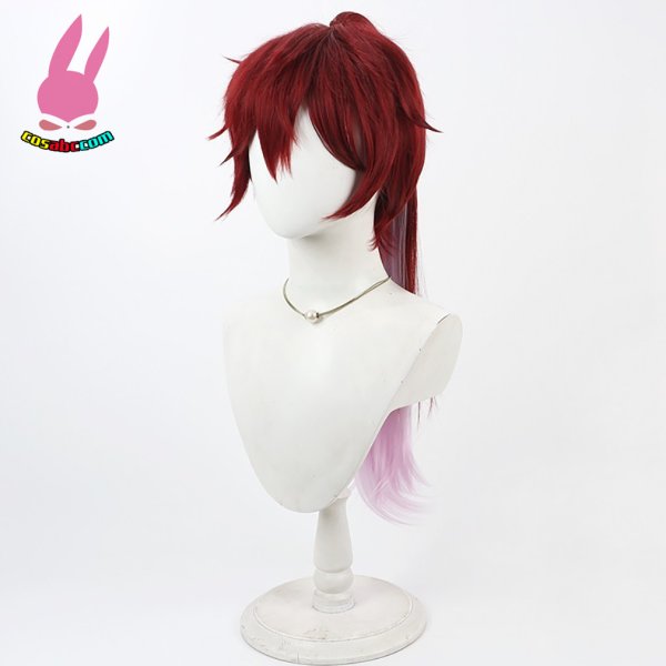 画像3: cosabc YouTuber VTuber にじさんじ ローレン·イロアス 風 コスプレウィッグ かつら コスチューム イベント 変装 仮装 パーティー ハロウィン (3)