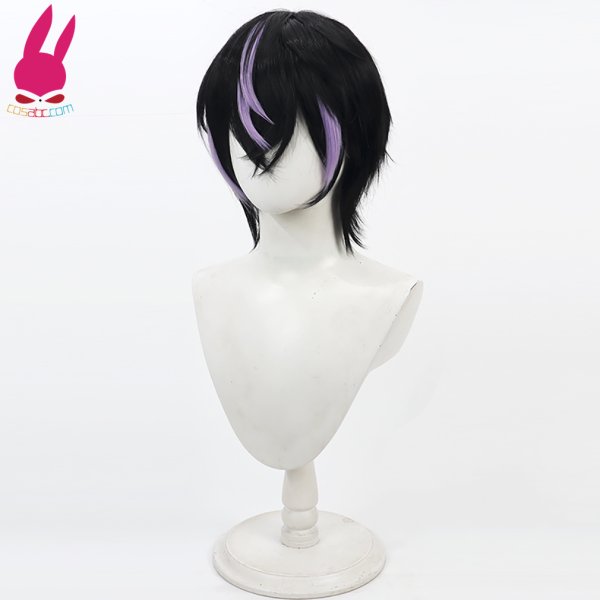 画像4: cosabc 18TRIP 衣川季肋 いかわ きりば 風 コスプレウィッグ かつら コスチューム イベント 変装 仮装 パーティー ハロウィン (4)