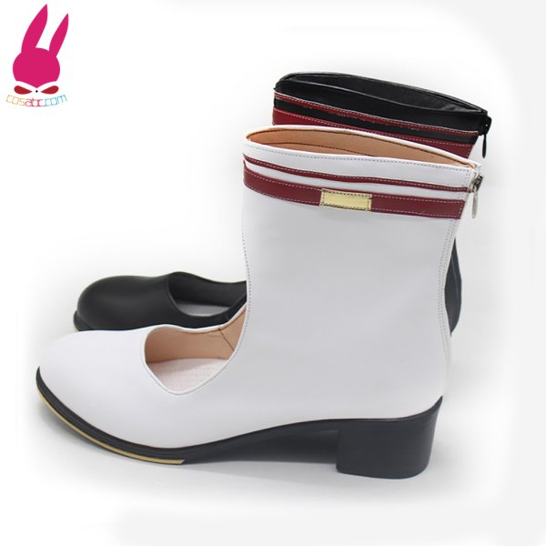 画像4: cosabc ウマ娘プリティーダービー カレンブーケドール 風 コスプレ靴 コスチューム コスプレシューズ イベント ハロウィン (4)