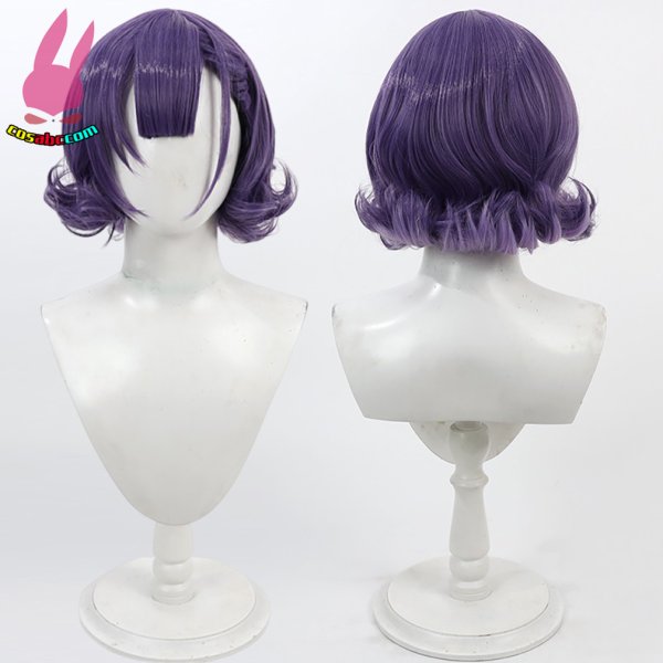 画像5: cosabc YouTuber VTuber にじさんじ 七瀬すず菜 風 コスプレウィッグ かつら コスチューム イベント 変装 仮装 パーティー ハロウィン (5)