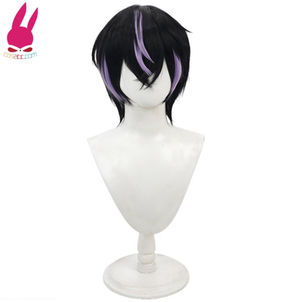 画像2: cosabc 18TRIP 衣川季肋 いかわ きりば 風 コスプレウィッグ かつら コスチューム イベント 変装 仮装 パーティー ハロウィン (2)