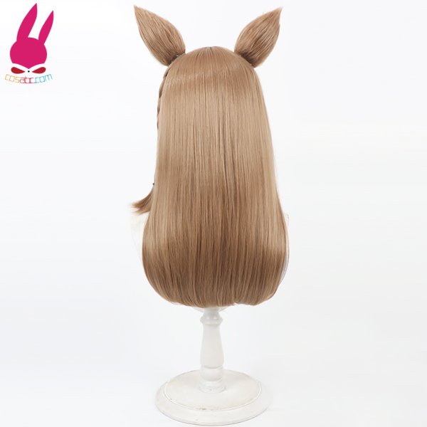 画像5: cosabc ウマ娘プリティーダービー アーモンドアイ 風 コスプレウィッグ かつら 尻尾 コスチューム イベント 変装 仮装 パーティー ハロウィン (5)