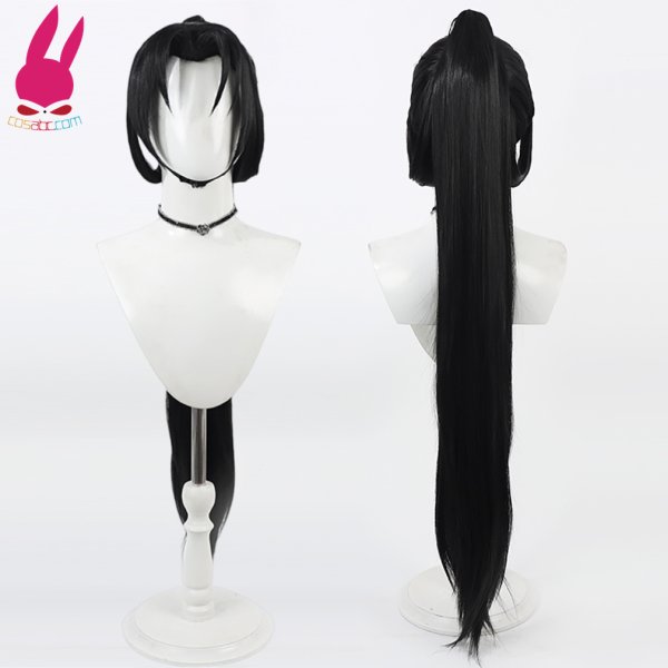 画像1: 逃げ上手の若君  北条時行 ほうじょう ときゆき 風 コスプレウィッグ かつら コスチューム イベント 変装 仮装 パーティー ハロウィン (1)