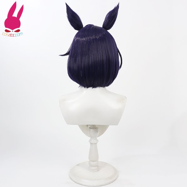 画像4: cosabc ウマ娘プリティーダービー ヴィルシーナ 風 コスプレウィッグ かつら コスチューム イベント 変装 仮装 パーティー ハロウィン (4)