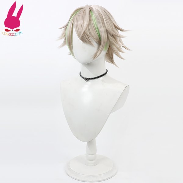 画像4: cosabc 18trip エイトリ 白光琉衣 しろみつりゅうい  風 コスプレウィッグ かつら コスチューム イベント 変装 仮装 パーティー ハロウィン (4)