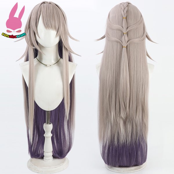 画像5: cosabc 崩壊スターレイル マダム・ヘルタ 風 コスプレウィッグ かつら コスチューム イベント 変装 仮装 パーティー ハロウィン (5)