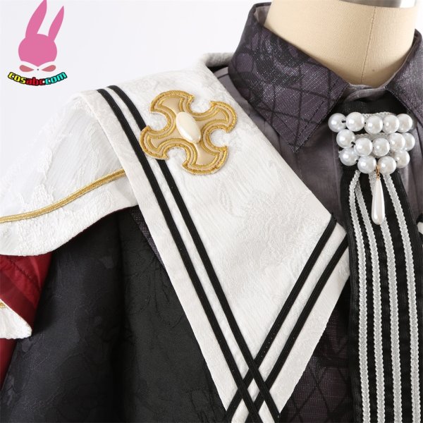 画像10: cosabc あんさんぶるスターズ!　仙石忍 真白友也 朱桜司 花群冬芽 風 コスプレ衣装 イベント 演出服 二次会 コスチューム パーティー ハロウィン (10)