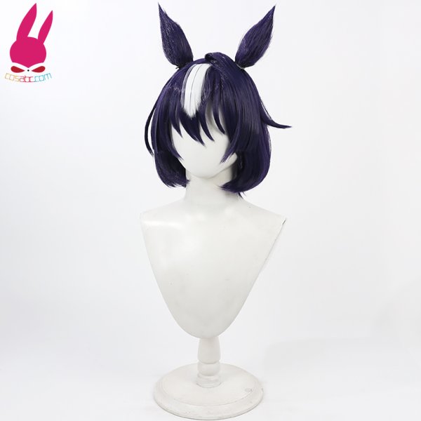 画像3: cosabc ウマ娘プリティーダービー ヴィルシーナ 風 コスプレウィッグ かつら コスチューム イベント 変装 仮装 パーティー ハロウィン (3)
