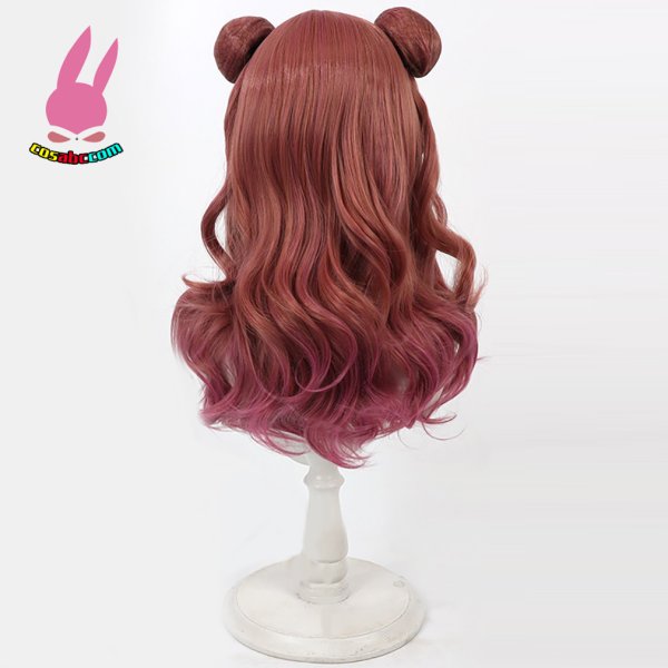 画像2: cosabc 学園アイドルマスター 花海咲季 はなみさき 風 コスプレウィッグ かつら コスチューム イベント 変装 仮装 パーティー ハロウィン (2)