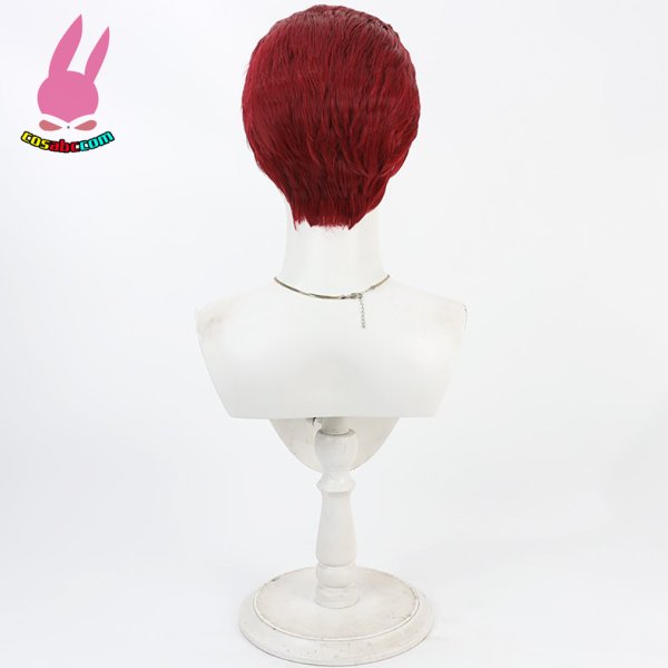 画像4: cosabc 炎炎ノ消防隊 ヴァルカン・ジョゼフ 風 コスプレウィッグ かつら コスチューム イベント 変装 仮装 パーティー ハロウィン (4)