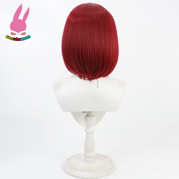 画像4: cosabc 炎炎ノ消防隊 リサ 風 コスプレウィッグ かつら コスチューム イベント 変装 仮装 パーティー ハロウィン (4)
