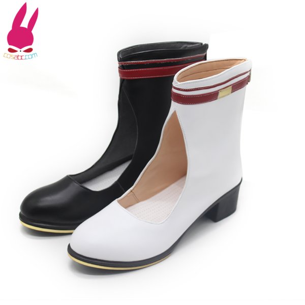 画像2: cosabc ウマ娘プリティーダービー カレンブーケドール 風 コスプレ靴 コスチューム コスプレシューズ イベント ハロウィン (2)
