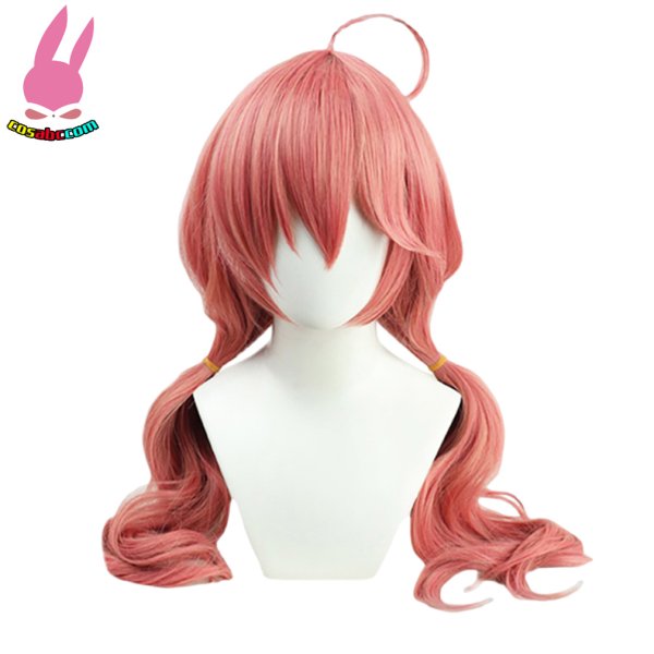 画像2: cosabc YouTube ホロライブ バーチャル さくらみこ 風 コスプレウィッグ かつら コスチューム イベント 変装 仮装 パーティー ハロウィン (2)