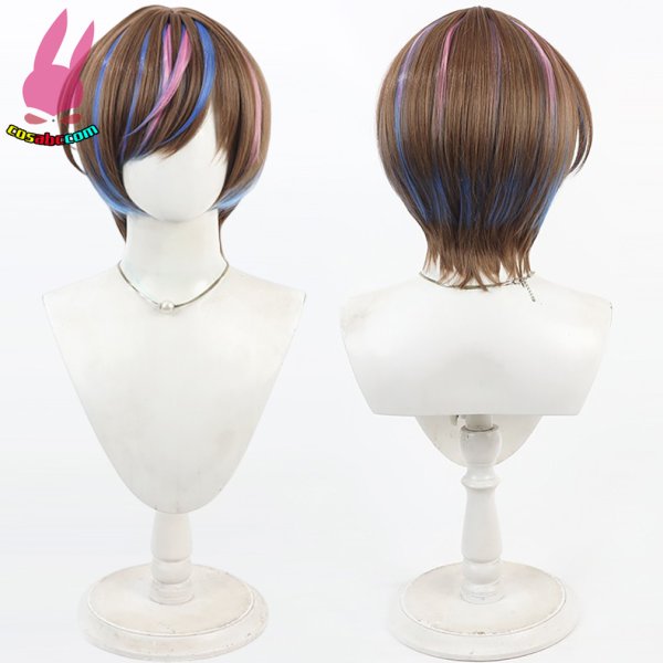 画像5: cosabc YouTuber VTuber にじさんじ セイブル 風 コスプレウィッグ かつら コスチューム イベント 変装 仮装 パーティー ハロウィン (5)