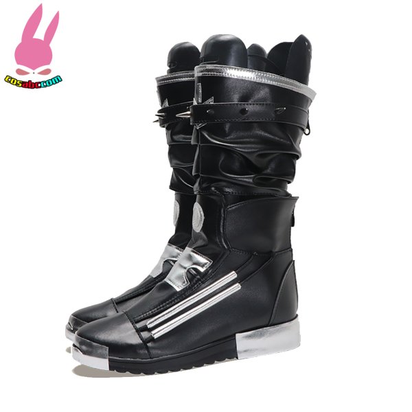 画像2: cosabc VTuber ホロライブ 輪堂千速 風 コスプレ靴 コスチューム コスプレシューズ イベント ハロウィン パーティー (2)