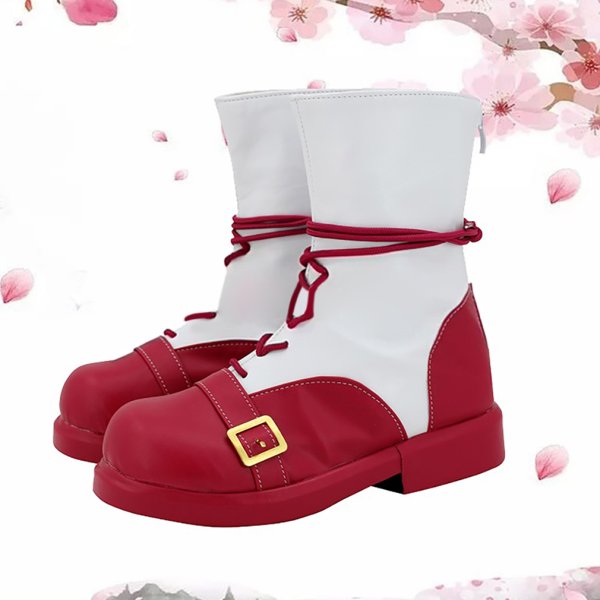 画像2: cosabc あんさんぶるスターズ！！ エスプリ ビジュアルタオル ユメ 花群冬芽 風 コスプレ靴 コスチューム コスプレシューズ イベント ハロウィン (2)