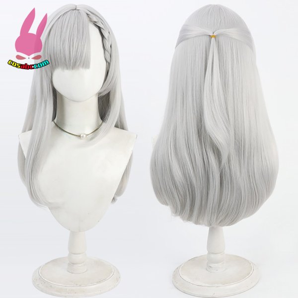 画像5: 転生王女と天才令嬢の魔法革命 ユフィリア・マゼンタ 風 コスプレウィッグ かつら コスチューム イベント 変装 仮装 パーティー ハロウィン (5)