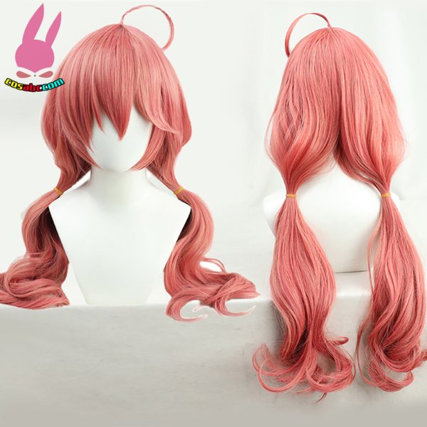 画像11: cosabc YouTube ホロライブ バーチャル さくらみこ 風 コスプレウィッグ かつら コスチューム イベント 変装 仮装 パーティー ハロウィン (11)