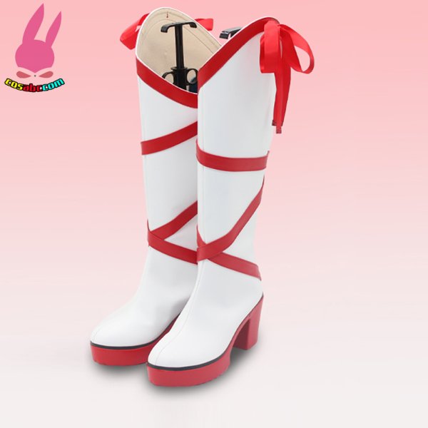 画像3: cosabc YouTube ホロライブ バーチャル さくらみこ 風 コスプレシューズ コスプレ靴 コスチューム イベント ハロウィン ぱーて (3)