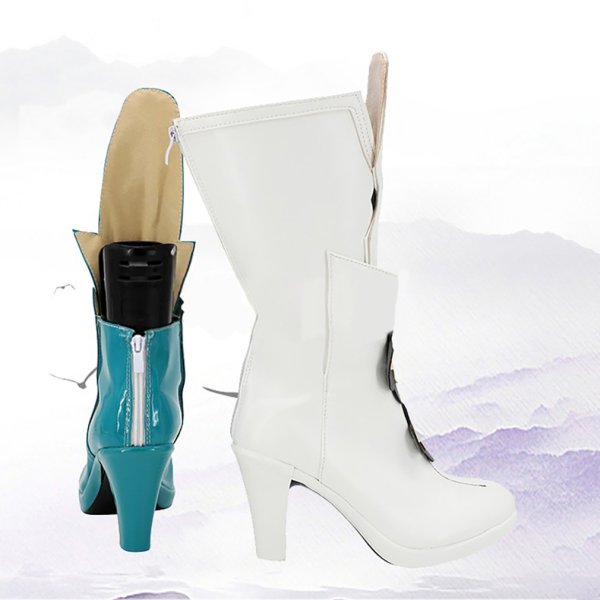 画像3: cosabc　Fate/Grand Order　エレシュキガル 風 コスプレ靴 コスチューム コスプレシューズ イベント ハロウィン (3)