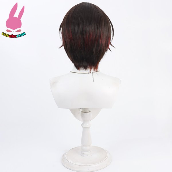 画像4: cosabc YouTuber VTuber にじさんじ ましろ爻 風 コスプレウィッグ かつら コスチューム イベント 変装 仮装 パーティー ハロウィン (4)