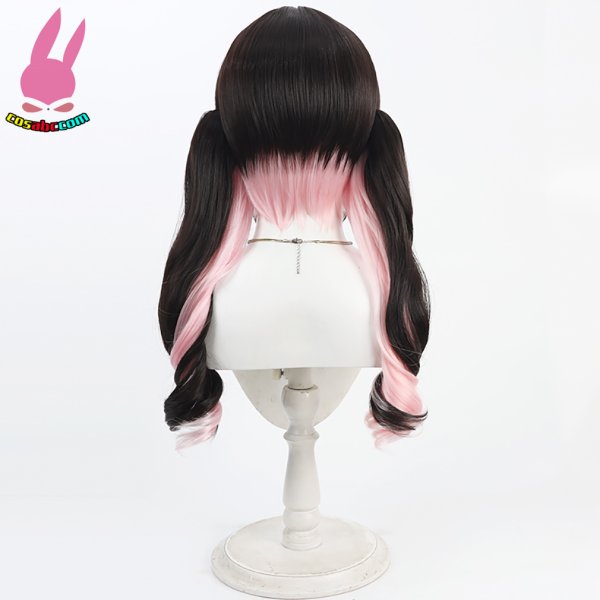 画像4: cosabc YouTuber VTuber　VSPO　花芽なずな 風 コスプレウィッグ かつら コスチューム イベント 変装 仮装 パーティー ハロウィン (4)