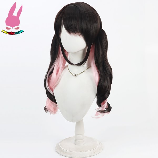 画像3: cosabc YouTuber VTuber　VSPO　花芽なずな 風 コスプレウィッグ かつら コスチューム イベント 変装 仮装 パーティー ハロウィン (3)