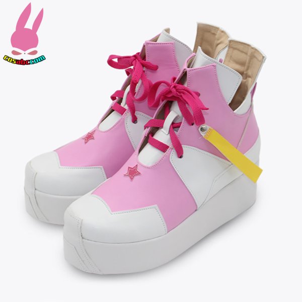 画像2: cosabc YouTube ホロライブ バーチャル さくらみこ 風 コスプレ靴 コスチューム コスプレシューズ イベント ハロウィン (2)