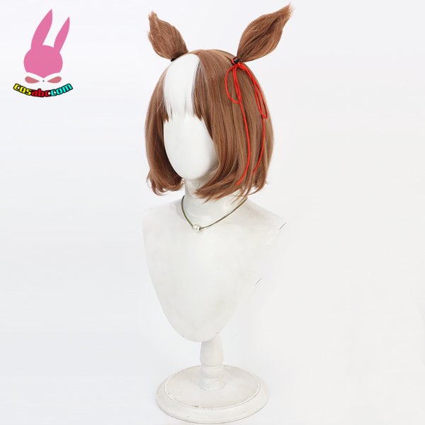 画像3: cosabc ウマ娘 プリティーダービー ベルノライト 風 コスプレウィッグ かつら コスチューム イベント 変装 仮装 パーティー ハロウィン (3)